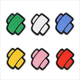 6x Colorful Band Aid Iron/Sew On Patch Badge DIY Garment Hat Bag Applique Craft