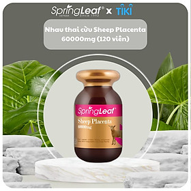 Viên uống nhau thai cừu hỗ trợ trắng da và cân bằng nội tiết tố SpringLeaf Sheep Placenta