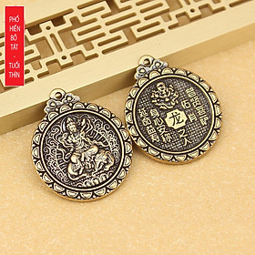 Dây chuyền mặt Phật phật Phật Phổ Hiền Bồ Tát - Phật bản mệnh người tuổi Thìn - MV03