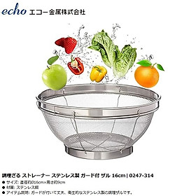 Mua Rổ inox tròn đáy sâu Echo Metal Ø16cm - Hàng nội địa Nhật Bản nhập khẩu chính hãng