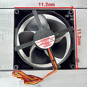 Quạt tủ lạnh cho TOSHIBA 4 dây kích thước 11.2cm x 11.2cm 12V