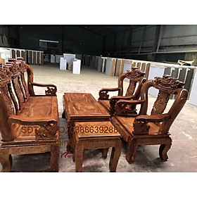 Mua Bàn ghế gỗ lim tiếp khách sang trọng thế nghê ngồi