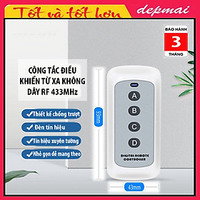 Mua Công tắc điều khiển từ xa không dây RF 433MHz  Điều khiển không dây RF
