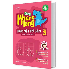 Cùng Khủng Long Học Nét Cơ Bản - Quyển 3: Chữ Cái Đầu Tiên (Kèm sticker bé gái)