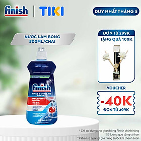 Nước Làm Bóng Chén Bát  Finish Rinse & Shine Aid