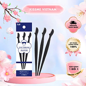 Dao Cạo Lông Mày Kai Groom 38531-HC1161 Màu Đen
