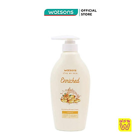 Kem Tắm Watsons Love My Skin Enriched Vitamin E Nourishing Từ Vitamin E Nuôi Dưỡng Làn Da 400ml