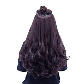 Tóc giả kẹp chữ u ôm 3/4 đầu cao cấp- hình thật