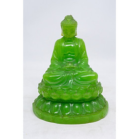 Tượng Phật Thích Ca Mâu Ni bằng đá ngọc xanh
