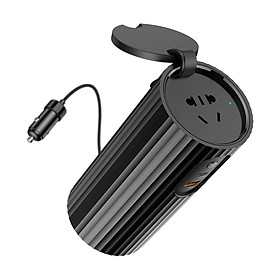 Mua Bộ sạc chuyển nguồn ô tô 220V 110W ROCK (Loại C QC 3.0 PD 3.0 Biến tần ô tô 12V DC TO 220V AC 110W Biến tần điện cho nguồn cung cấp ô tô EU / US Cắm điện trên ô tô) - Hàng chính hãng
