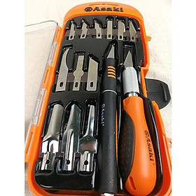 Mua Bộ dao điêu khắc  chạm trổ  cắt ghép cây  14 chi tiết cao cấp ASAKI