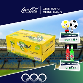 Thùng 24 lon Trà Chanh Với Sả Fuzetea 320mlx24 Sale 25.07 Coca-Cola Official Store