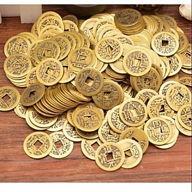 Mua Đồng tiền xu âm dương   xin đài  gieo quẻ  chiêu tài 2000/ 1đ