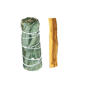 Mua Combo 1 thanh palo santo và 1 bó xô bạch đàn thanh tẩy nhà cửa (Combo số 16)