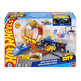 Đồ Chơi Trạm Cảnh Sát Siêu Đẳng HOT WHEELS JBM71