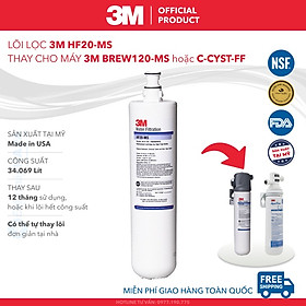 Mua Lõi Lọc 3M HF20-MS Thay Cho Máy Lọc Nước 3M BREW120-MS Hoặc C-CYST-FF - Nhập Khẩu Mỹ  Hàng Chính Hãng 3M - BREW120MS CCYSTFF HF20MS