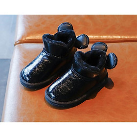 Giày Lót Lông Đế Mềm Cho Bé, Boot Mickey Bé Gái GCC13