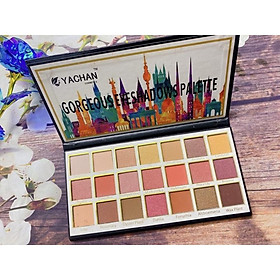 Bảng Phấn Mắt 21 Ô Màu Trang Điểm, Phấn Nhũ Bắt Sáng Gorgeous Eyeshadows Palette Pháp