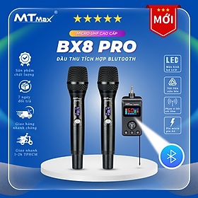 Mua Micro đa năng cao cấp tích hợp bluetooth MTMAX BX8 PRO  Biến Amply  Loa Thường Thành Thiết Bị Thông Minh  Chuyên Karaoke Giải Trí  Hội Trường  Phòng Trà  Quán Bar Hàng Chính Hãng