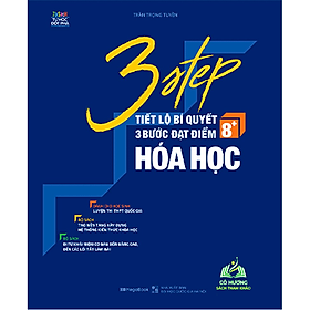 Sách 3 STEP – Tiết lộ bí quyết 3 bước đạt điểm 8+ Hóa Học #huongbook