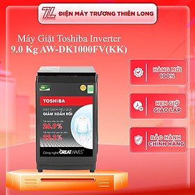 Máy giặt cửa trên Toshiba Inverter 9.0 kg AW-DK1000FV(KK) Model 2020 - Chỉ giao HCM