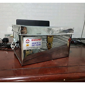 Mua THÙNG INOX ĐỰNG VẬT DỤNG CÁ NHÂN  HỘP INOX ĐỰNG TIỀN  Kt 30 X 20 X 15CM tặng kèm ổ khóa