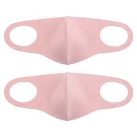 2Pcs Outdoor Anti Flu Mouth Mask Dust Proof Face Cover Mask Pink