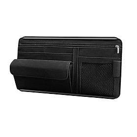 Multifunctional Car Sun Visor Organizer/ Interior Accessories with Multi Pocket Storage Pouch/ for Pens Notes Documents SUV Truck/