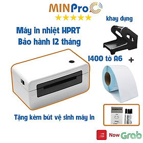 Mua Máy in nhiệt chuyên dụng HPRT N41 in đơn hàng TMĐT kèm khay và 1000 tờ A6 Dạng Cuộn  Tặng Bút vệ sinh máy in