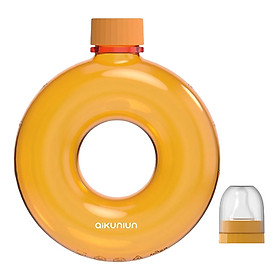 Portable Water Bottle Heat Resistant  Holiday Gifts 350ml Orange