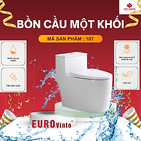 Mua BỒN CẦU MỘT KHỐI EUROVINTO CAO CẤP MÃ 107