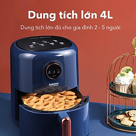 Mua Nồi chiên không dầu SAMONO SW-AFBE04 dung tích 4L màn hình cảm ứng 7 chế độ nấu - Hàng chính hãng