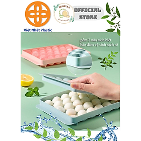 Mua Khuôn Làm Đá  Khay Đá Bi Tròn  Vỉ Làm Thạch Rau Câu 33 Viên TRÒN Có Nắp Đậy Kín Nhựa Việt Nhật