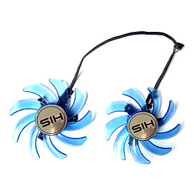 2PCS 85MM FDC10H12S9-C 4PIN R&X470 Cooler Fan For HIS R&X 470 IceQ X2 Turbo 4GB R&X 470 IceQ X2 OC 4GB RX&474 R&X570 R&X574 R&X580 Fans
