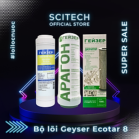 Mua Bộ lõi thay thế máy lọc nước Nano Geyser Ecotar by Scitech (Tặng kèm lõi tiền lọc) - Hàng chính hãng