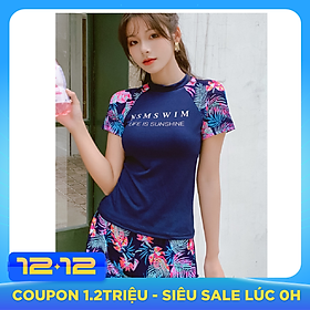 Đồ Bơi Nữ Hai Mảnh Đa Năng AT168 MayHomes Áo Bơi Nữ Và Quần Bơi Short Nữ
