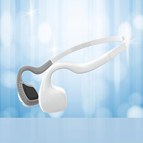 Bluetooth Headset Bone Conduction Headphones for Sports Running Cycling Grey
