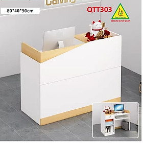 Mua QUẦY LỄ TÂN  QUẦY TIẾP TÂN  QUẦY TÍNH TIỀN  QUẦY THU NGÂN QTT303 - NỘI THẤT LẮP RÁP VIỄN ĐÔNG ADV