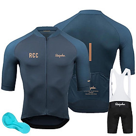 Raphaful 2023 RCC Mùa Hè Nam Ngắn Tay Quần Short Đạp Xe Treo Bộ Mới Đi Xe Đạp Áo Sơ Mi Ngoài Trời Đi Xe Đạp Quần Áo Color: Cycling suit 8 Size: XS