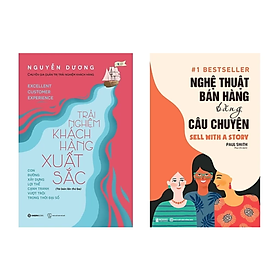 Combo 2 Cuốn Sách Quản Trị Bán Hàng: Trải Nghiệm Khách Hàng Xuất Sắc + Nghệ Thuật Bán Hàng Bằng Câu Chuyện