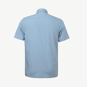 Áo sơ mi nam KHATOCO ngắn tay A1MN498T2-CNIN652-2611-N