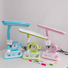 Mua ĐÈN BÀN HỌC SINH CHỐNG CẬN THỊ MVDH 010 - ĐÈN LED 3 CHẾ ĐỘ ÁNH SÁNG- ĐỒNG HỒ BÁO THỨC MÁY BAY
