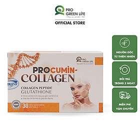 Thực phẩm chức năng đẹp da, Thực phẩm bảo vệ sức khỏe ProCumin-Collagen Hộp 30 viên