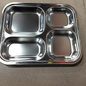 Mua Khay cơm inox 4 ngăn giá rẻ