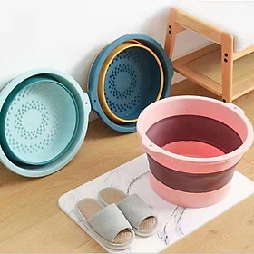 Mua Chậu Ngâm Chân Thư Giãn Bằng Nhựa Có Thể Gấp Gọn Tiện Lợi