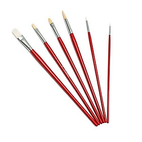 Bộ 6 Cây Cọ Vẽ CM-06BRS-O
