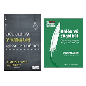 [Download Sách] Combo 2 Cuốn Cẩm Nang Không Thể Thiếu Của Người Viết Quảng Cáo : Bút Chì Sắc, Ý Tưởng Lớn, Quảng Cáo Để Đời + Khiêu Vũ Với Ngòi Bút (Tặng kèm Bookmark thiết kế AHA)