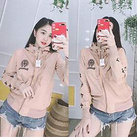 Áo khoác nỉ thun coton da cá chống nắng cao cấp nhiều màu MS16 Freesize 40- 56kg