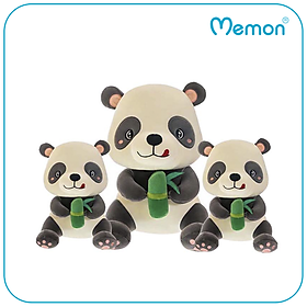 Gấu Bông Gấu Trúc Panda Ngồi Cao Cấp Memon, Gấu Trúc Nhồi Bông Cute
