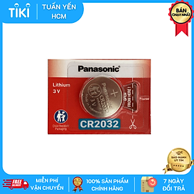 Pin CR2032 Panasonic Lithium 3V - 1 Viên